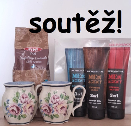 Soutěž o hrnečky, kávu a pánské sprchové gely