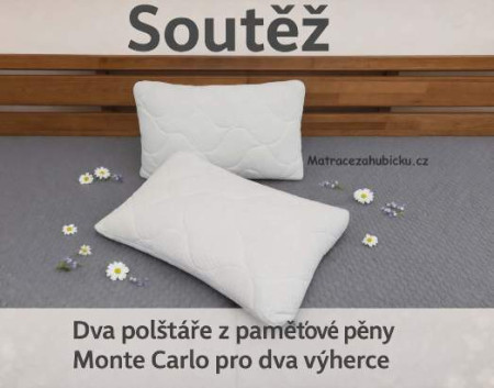 Soutěž o 2 polštáře z paměťové pěny pro 2 výherce